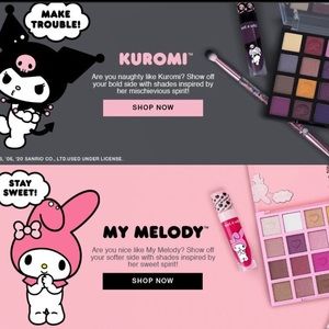 My Melody + Kuromi Dual-Ended Face Brush